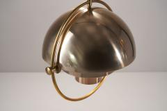 Louis Weisdorf Brass Multi Lite Pendant by Louis Weisdorf for Lyfa Denmark 1972 - 1724090