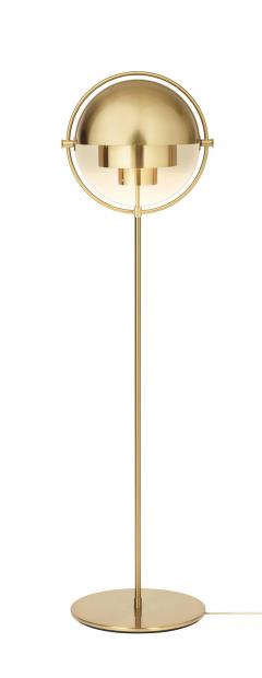 Louis Weisdorf Louis Weisdorf Multi Lite Floor Lamp in Black and Brass - 536611