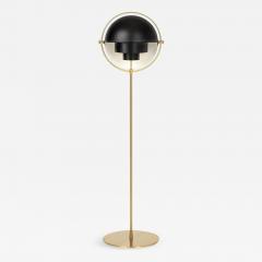 Louis Weisdorf Louis Weisdorf Multi Lite Floor Lamp in Black and Brass - 536914