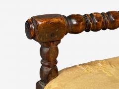 Louis XIII Barley Twist Occasional Chairs Fabric Cherry France 17th c  - 4493764