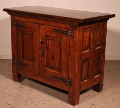 Louis XIII Buffet In Oak And Walnut From The 17th Century Spain - 3592413