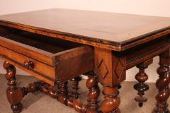 Louis XIII Period Center Table Or Console In Walnut early 17 Century - 3514711