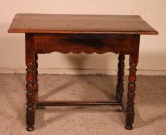 Louis XIII Table In Walnut 17 Century - 3129260