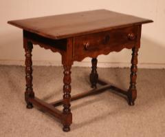 Louis XIII Table In Walnut 17 Century - 3129263