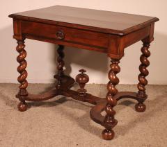 Louis XIII Table In Walnut 17th Century - 3417804