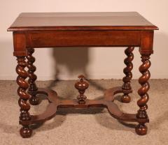 Louis XIII Table In Walnut 17th Century - 3417806