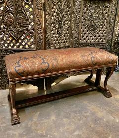 Louis XIII XIV Style Upholstered Bench - 3355592