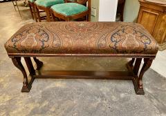 Louis XIII XIV Style Upholstered Bench - 3355594