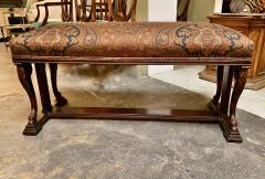 Louis XIII XIV Style Upholstered Bench - 3355599