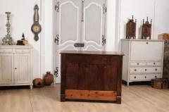 Louis XIV Period 18th Century Walnut Buffet with Carved Quatrefoil Motifs - 3574148