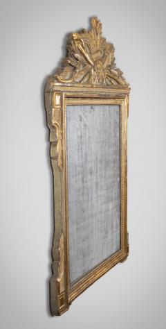 Louis XIV Period French Carved Giltwood Mirror - 3944468