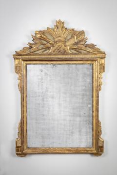 Louis XIV Period French Carved Giltwood Mirror - 3944469