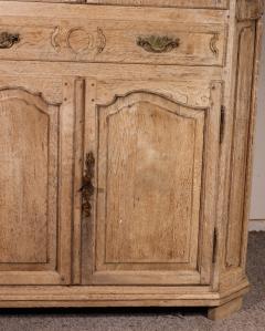 Louis XIV Showcase Cabinet Or Vitrine In Natural Oak 19th Century - 2913089