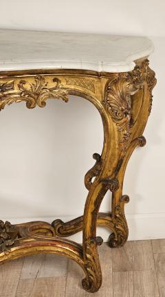 Louis XIV Style Giltwood Console France circa 1860 - 3271835