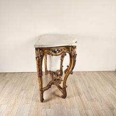 Louis XIV Style Giltwood Console France circa 1860 - 3271841