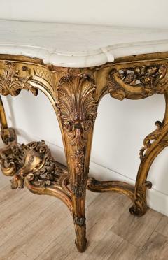 Louis XIV Style Giltwood Console France circa 1860 - 3271843