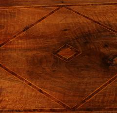 Louis XIV Table In Walnut And Inlays 18 Century - 3923818