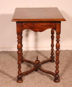 Louis XIV Table In Walnut And Inlays 18 Century - 3923821