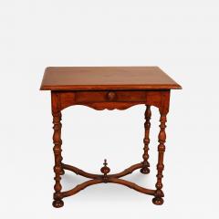 Louis XIV Table In Walnut And Inlays 18 Century - 3925407