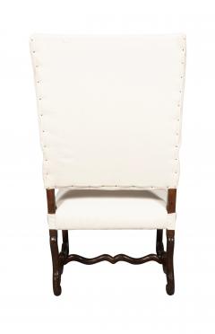 Louis XIV Walnut Os De Mouton Armchair - 4158284