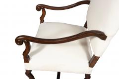Louis XIV Walnut Os De Mouton Armchair - 4158313