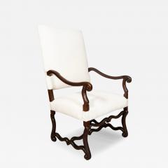 Louis XIV Walnut Os De Mouton Armchair - 4219056