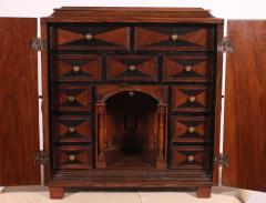 Louis XIV Walnut Travel Cabinet 18th Century - 4012146