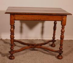 Louis XIV Walnut Writing Table Or Occasional Table From The17th Century - 3802671