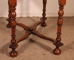 Louis XIV Walnut Writing Table Or Occasional Table From The17th Century - 3802675