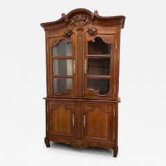 Louis XV Carved Provincial Cabinet - 2897022