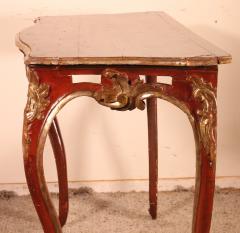 Louis XV Console In Polychrome Wood 18th Century Italy - 2934036