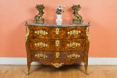 Louis XV Dutch Gilt Bronze Mounted Burl Wood Commode - 115516