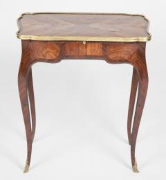 Louis XV Marquetry Veneered Bronze Mounted Side Table - 2116923