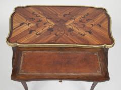 Louis XV Marquetry Veneered Bronze Mounted Side Table - 2116928