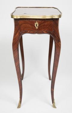Louis XV Marquetry Veneered Bronze Mounted Side Table - 2116931