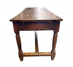 Louis XV Provincial Oak Farm Table - 4506926