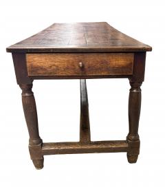 Louis XV Provincial Oak Farm Table - 4506938