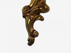 Louis XV Rococo Candle Holder Sconces Bronze Plastic France 20th c  - 4712876