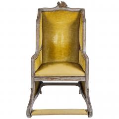 Louis XV Style Bergere or Armchair of Unusual Form France circa 1890 - 788669