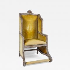 Louis XV Style Bergere or Armchair of Unusual Form France circa 1890 - 790931