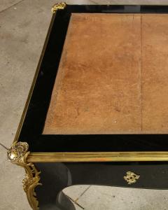 Louis XV Style Black Lacquered Desk - 1889543