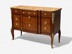 Louis XV Style Block Front French Commode Kingwood Bronze 19th Century - 3979318