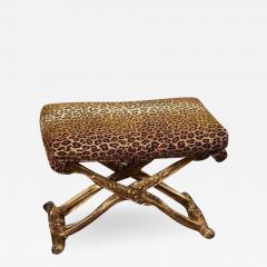 Louis XV Style Carved Gilt Wood Stool - 2120320