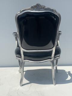 Louis XV Style Fauteuil and Foodrest in Solid Aluminum - 1025037