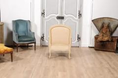 Louis XV Style French Cream Painted Wood Carved Berg res Chairs a Pair - 3564732