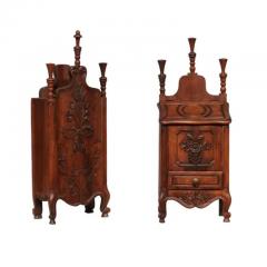 Louis XV Style French Farinerio Flour Boxes with Carved Floral D cor Sold Each - 3564645