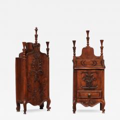 Louis XV Style French Farinerio Flour Boxes with Carved Floral D cor Sold Each - 3571533