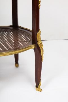 Louis XV Style French Ormolu Mounted Mahogany Table with Marble Top circa 1880 - 1036142