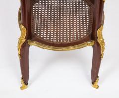 Louis XV Style French Ormolu Mounted Mahogany Table with Marble Top circa 1880 - 1036145