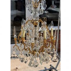 Louis XV Style Gilt Bronze French Crystal Chandelier - 3523256